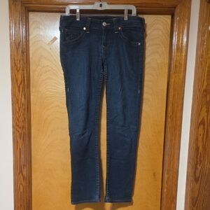 True Religion Blue Straight Leg Jeans Size 31